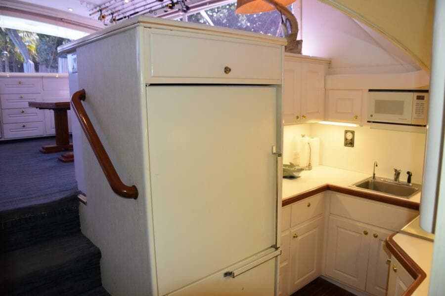 Steps Down To Galley