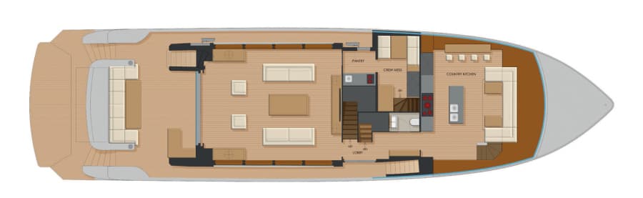 Main deck country kitchen