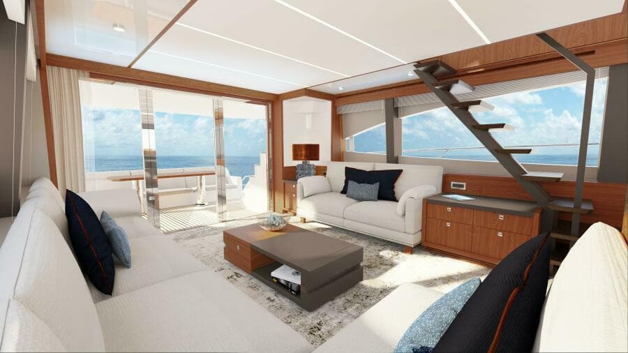 Salon Looking Aft