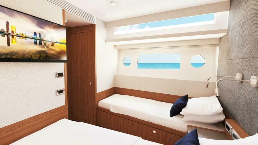 Port Twin Cabin   JOHNSON 70