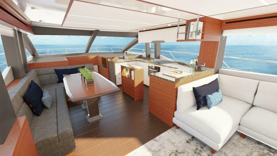 Galley Area   JOHNSON 70