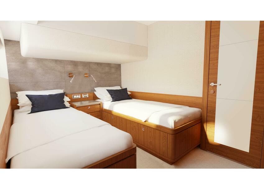Starboard Twin Cabin   JOHNSON 70