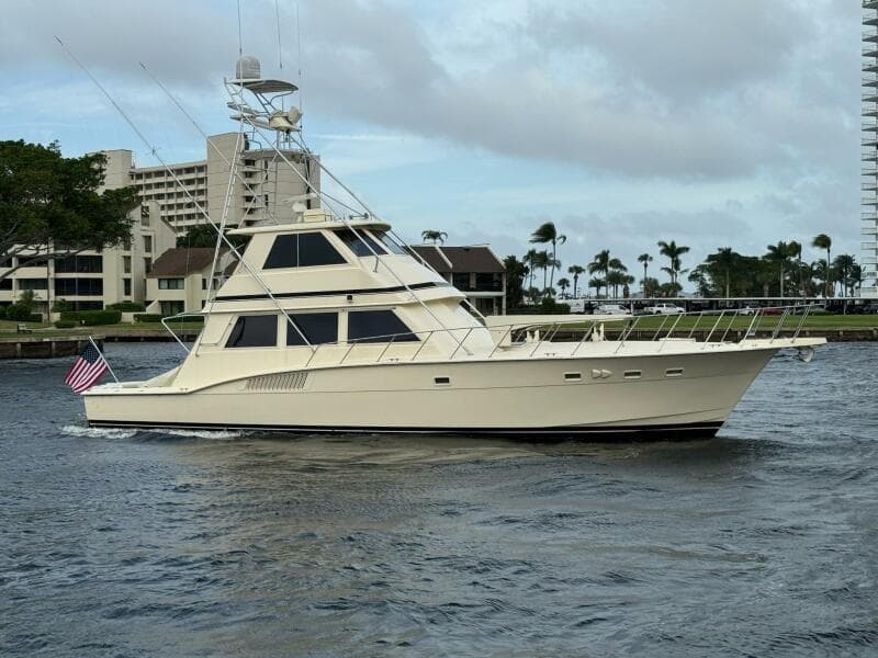 1985 Hatteras Enclosed Bridge