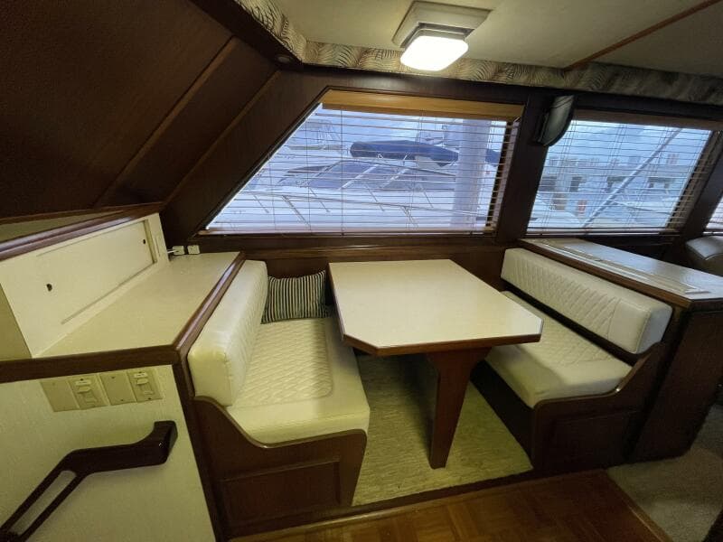 1985 Hatteras Enclosed Bridge