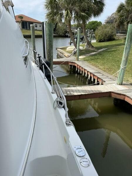 Starboard side deck