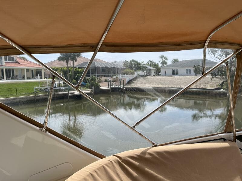 Flybridge view 