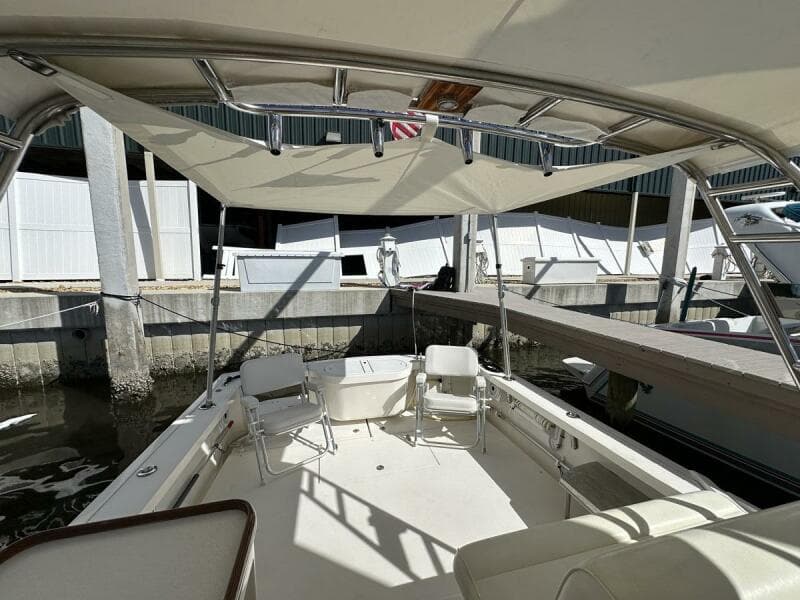 Cockpit with Awning Looking Aft