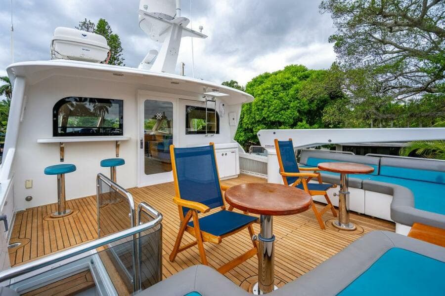 2007 Hatteras Enclosed Bridge MY
