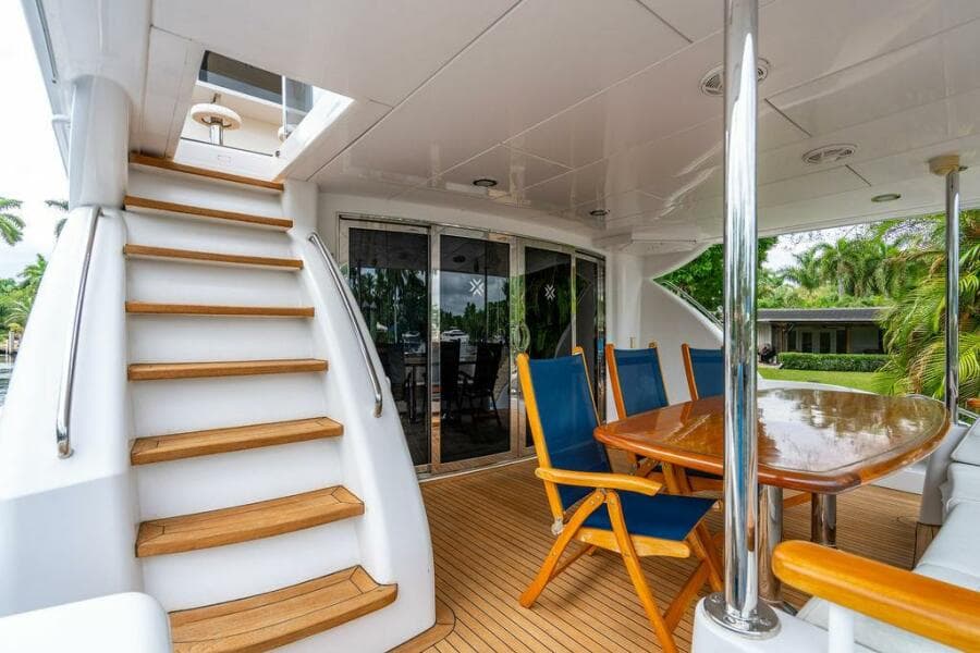 2007 Hatteras Enclosed Bridge MY