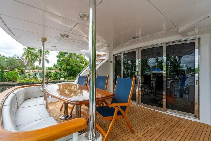 2007 Hatteras Enclosed Bridge MY