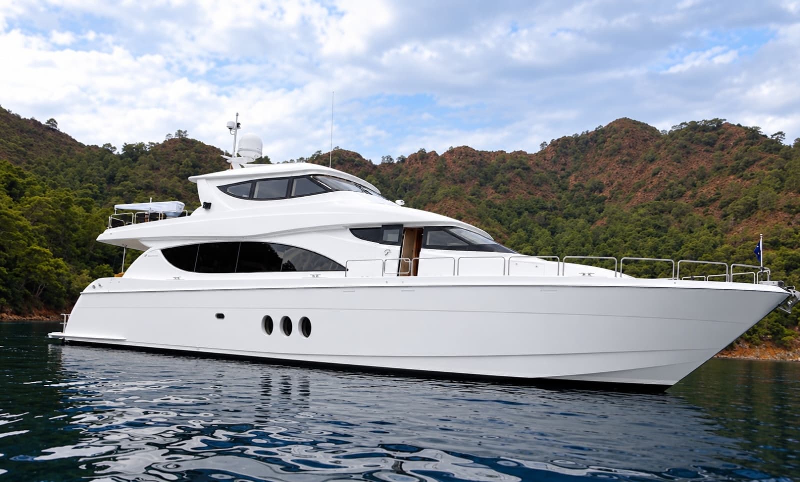 2007 Hatteras Enclosed Bridge MY