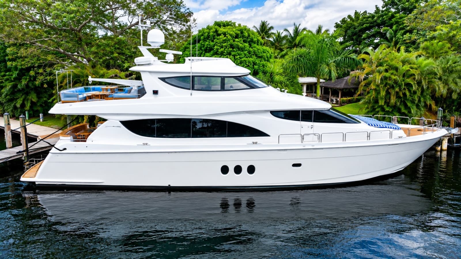 2007 Hatteras Enclosed Bridge MY