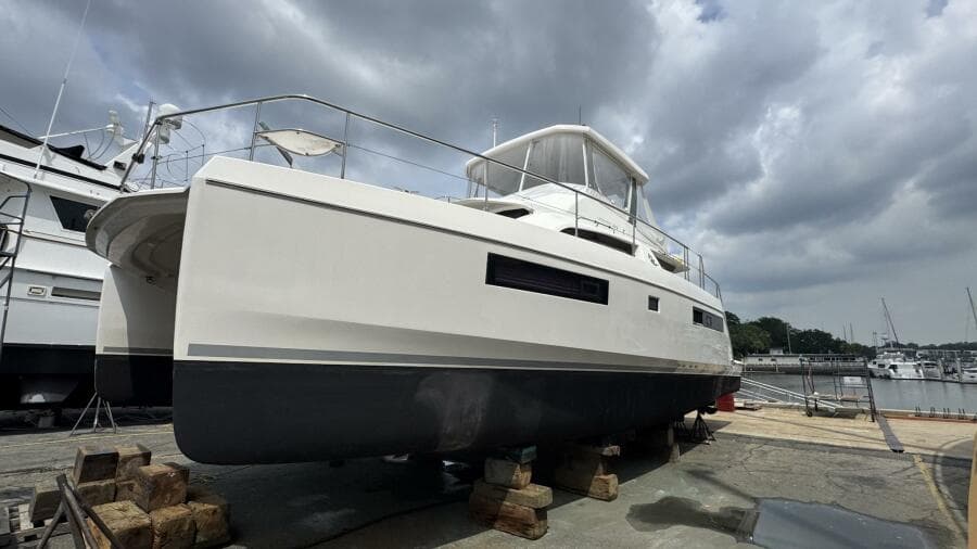 Exterior Port Side on Dry Dock