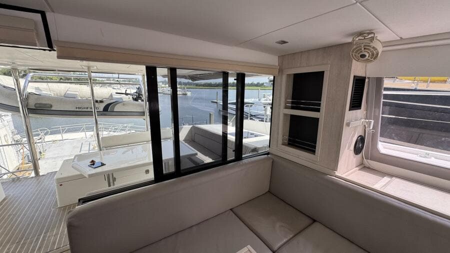 Dinette Storage Looking Aft