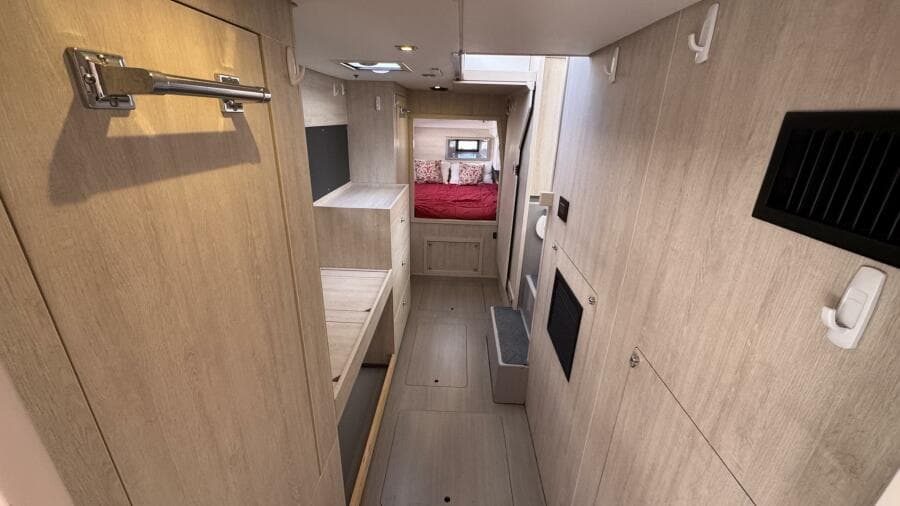 Starboard Hull Companionway Storage