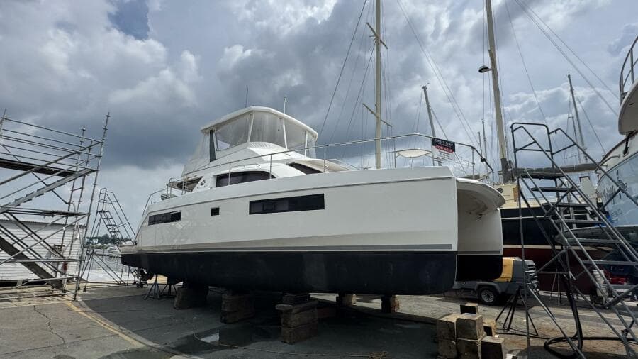 Exterior Starboard Side on Dry Dock
