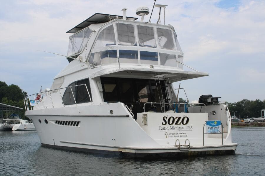 50 ft Ocean Alexander - Port Aft View