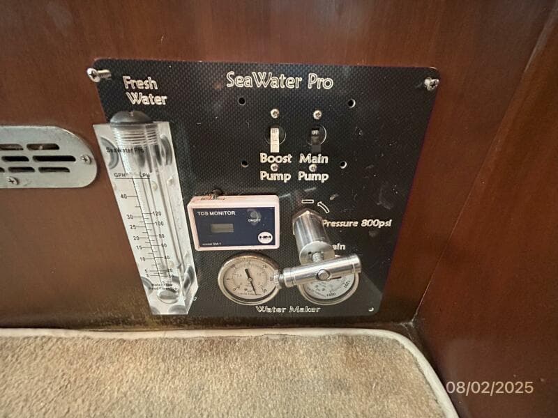 46' Beneteau watermaker