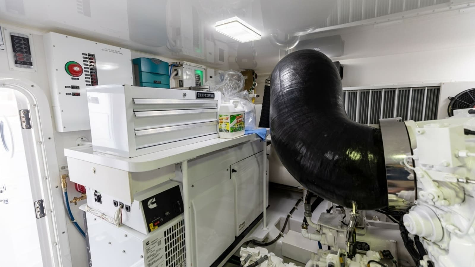 2023 Viking 72 Convertible- TEAM SUPREME- Engine Room