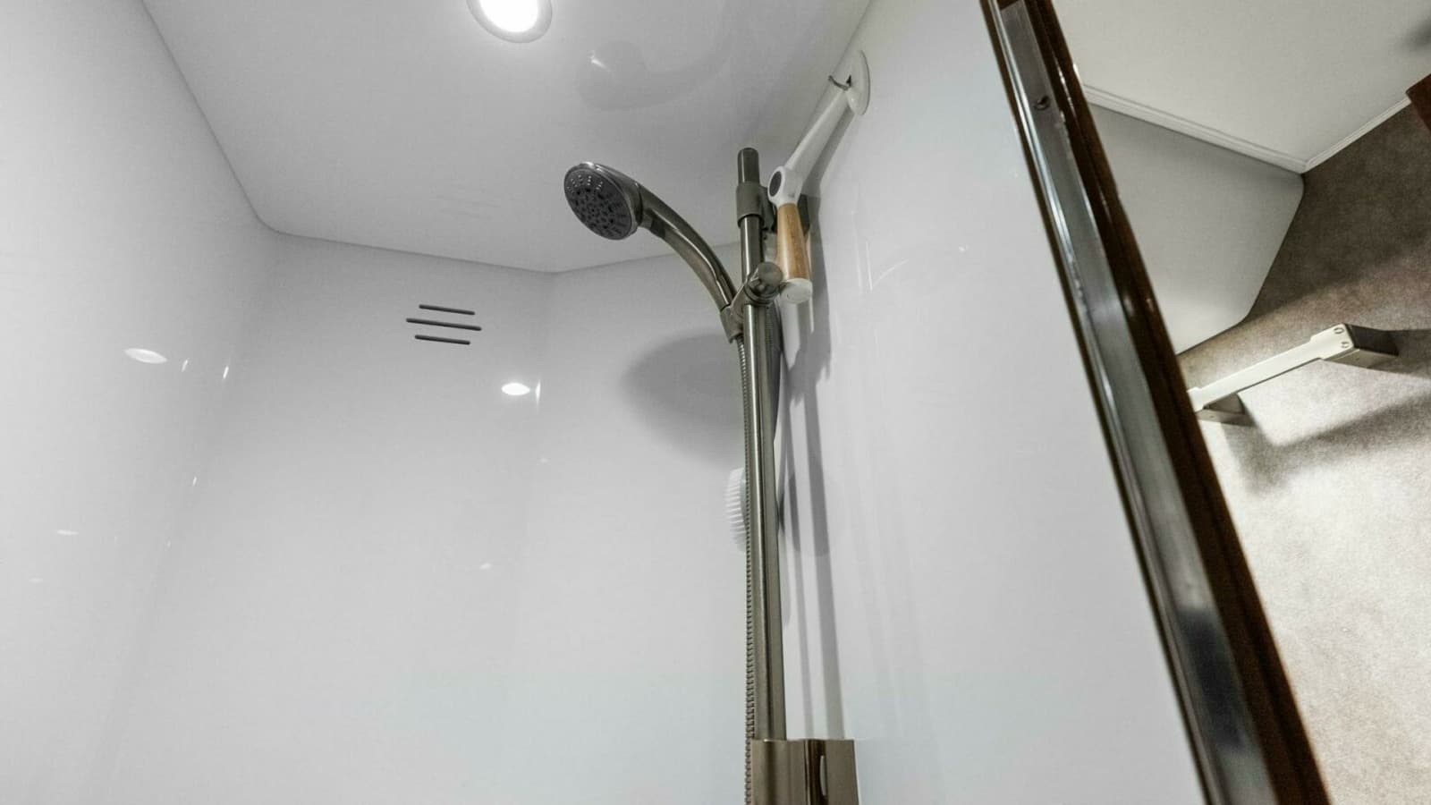 2022 Viking 68 Enclosed Bridge- PIPE DREAM- Crew Stateroom Head