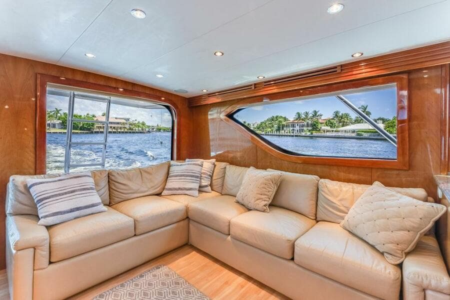2005 Hatteras Enclosed Bridge