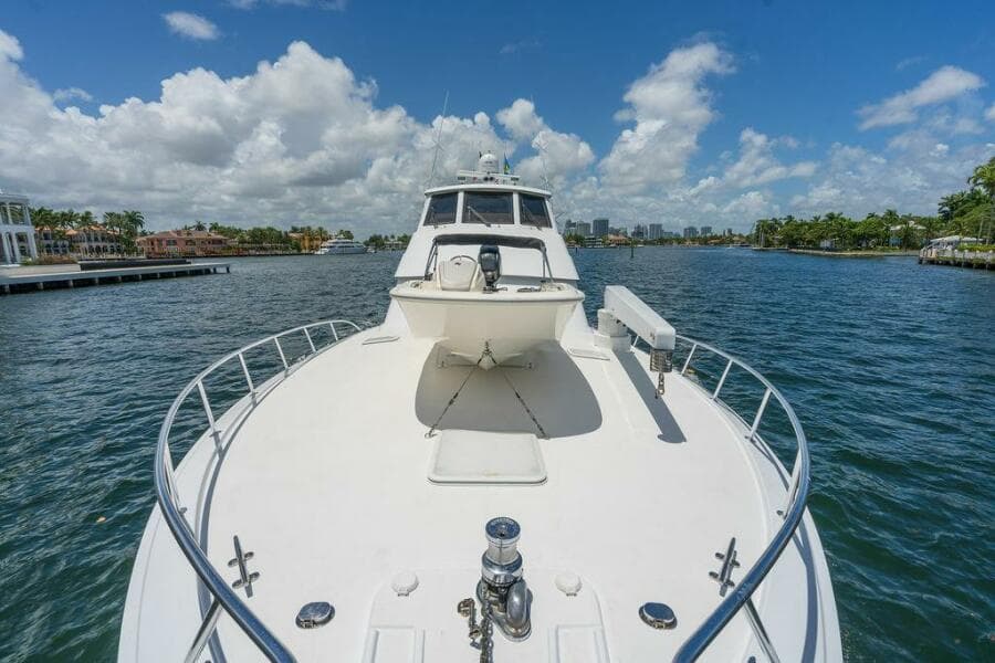 2005 Hatteras Enclosed Bridge