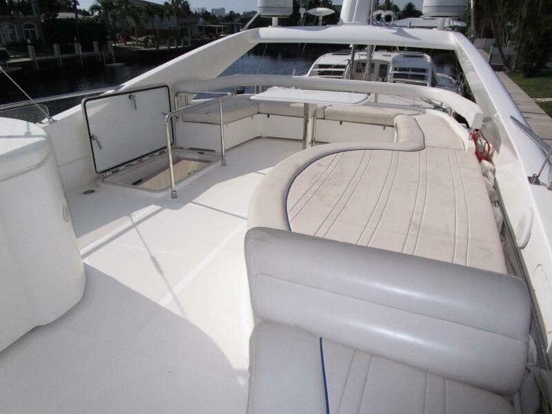 Flybridge Looking Aft    