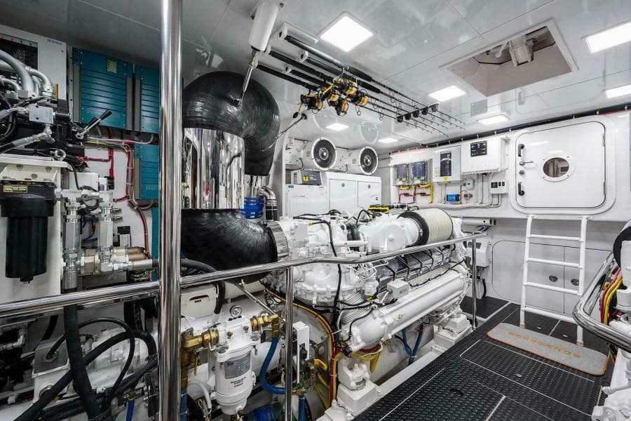 Starboard Engine Looking Aft
