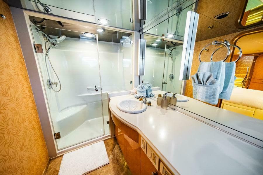 Port Aft Queen Shower