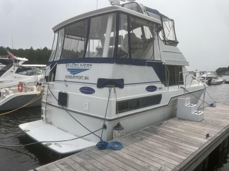 Port Transom Shot Dockside