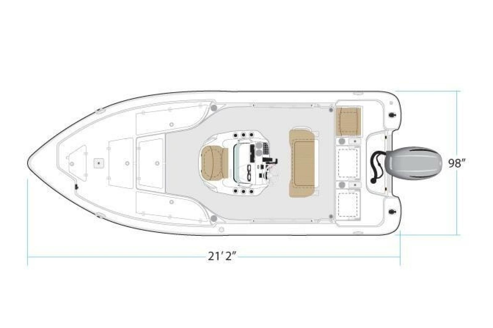 2020 NauticStar 2140 Sport Shallow Bay