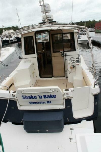 Aft View At Dock