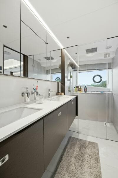 Princess Y95 JUST  PERFECT - Master Stateroom Ensuite Head Main Deck