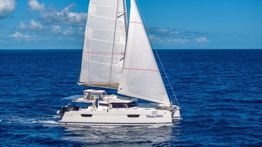 Happy Here    Sailing With Jib Overhead 4