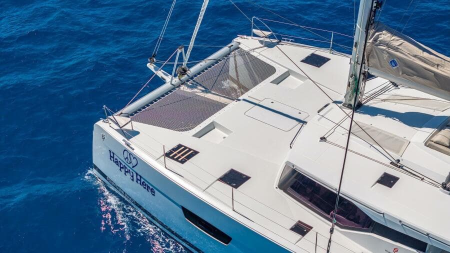Happy Here    Sailing Port Bow