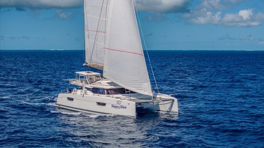 Happy Here    Sailing With Jib Overhead 6