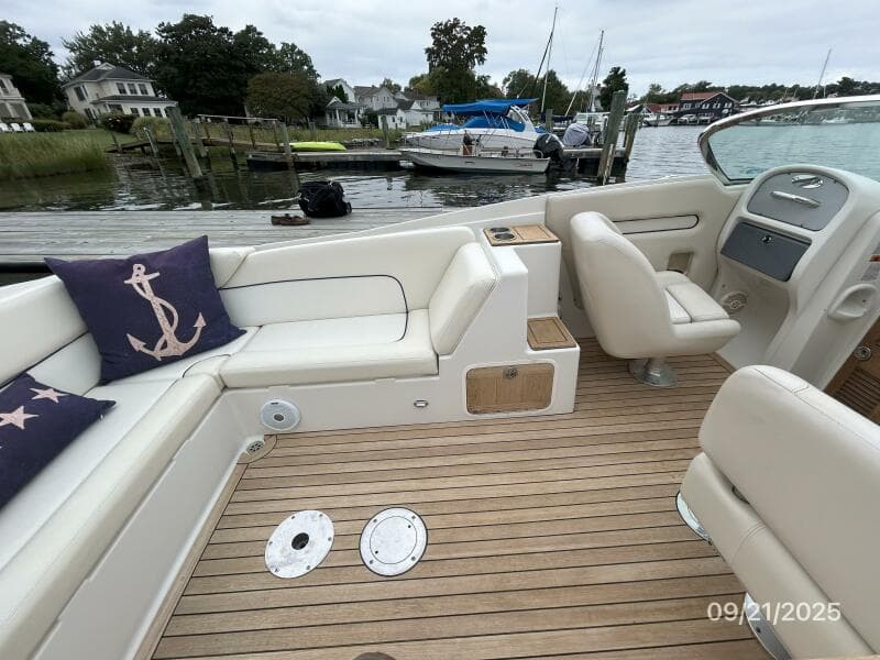 28' Chris-Craft cockpit port