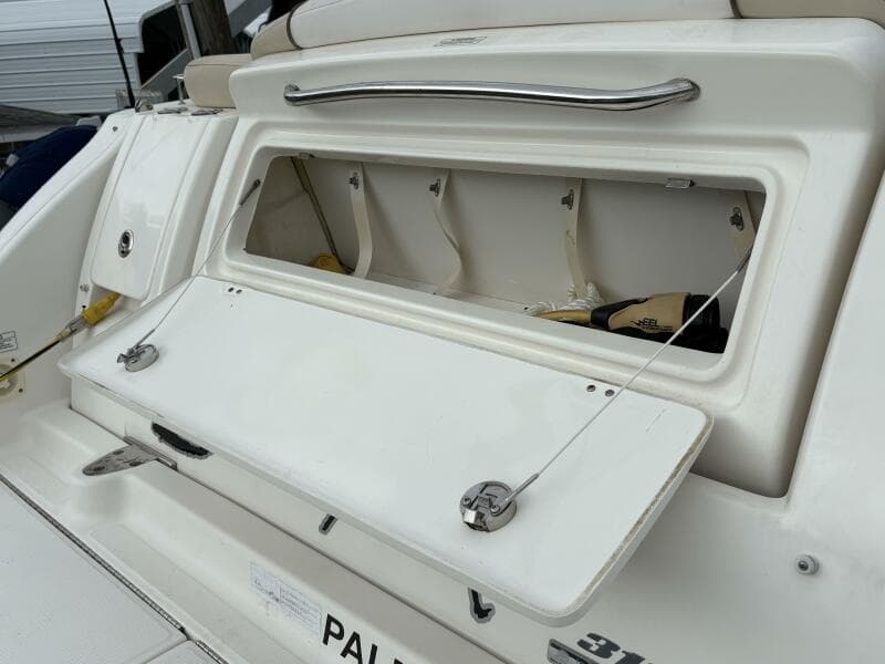Swim step storage