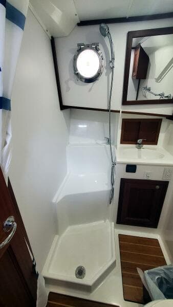 Head Shower and Vanity