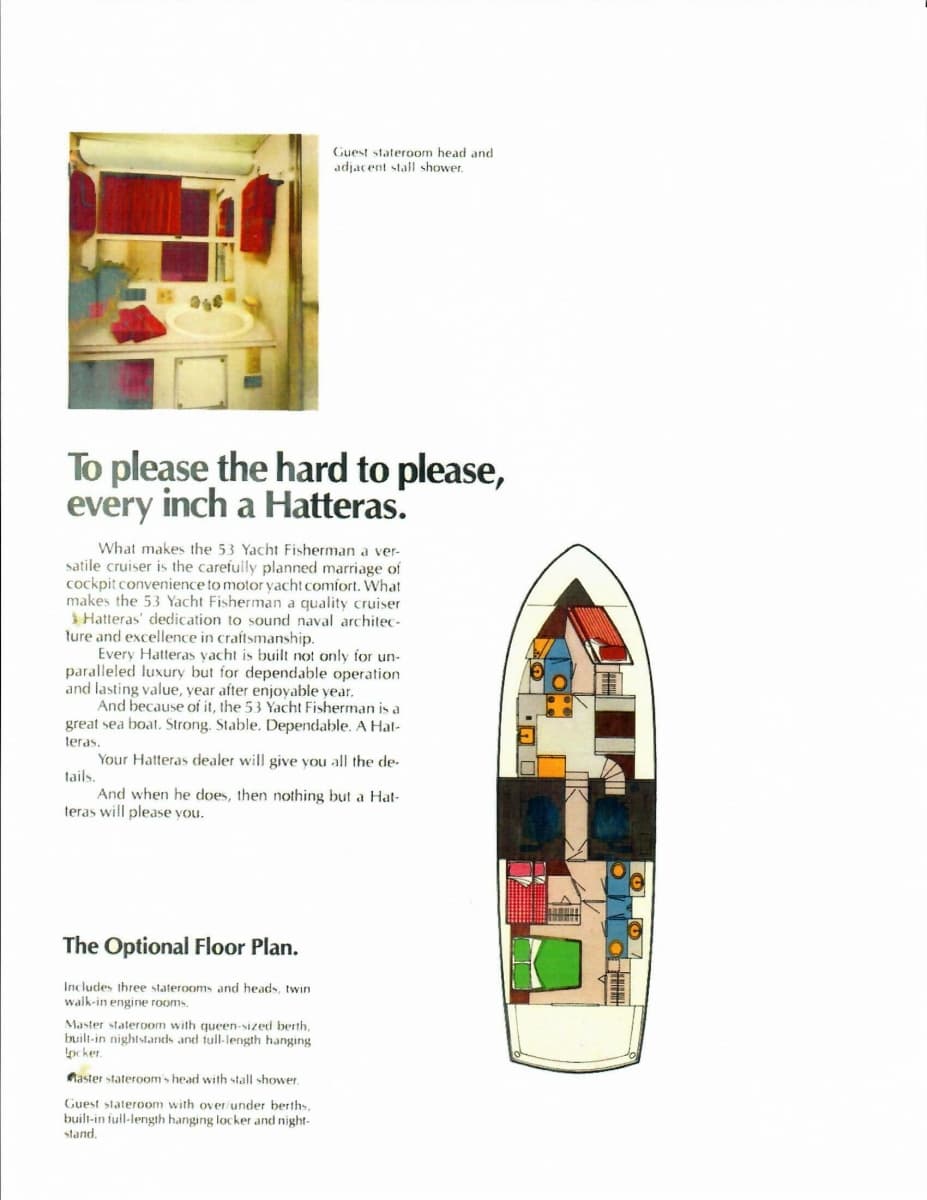 1978 Hatteras 53 Yacht Fisherman