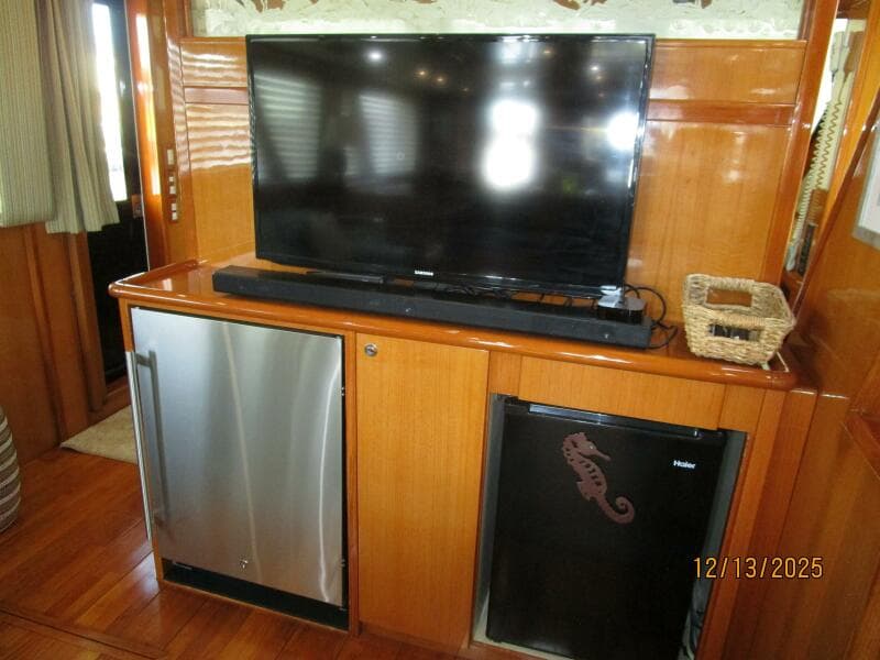 60' Jefferson salon entertainment cabinetry