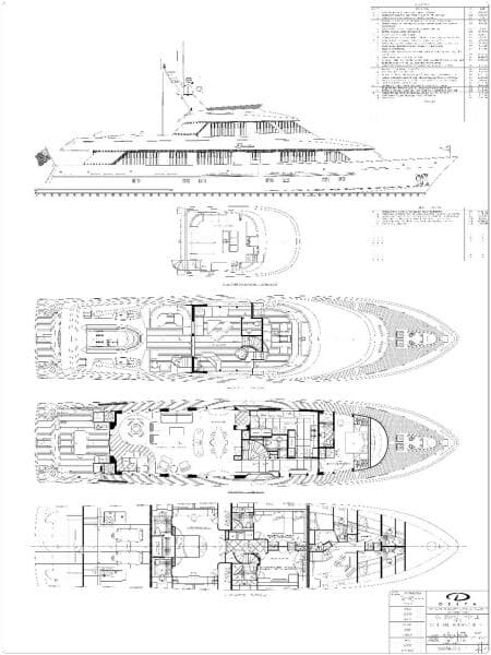 1997 Delta Marine 122 Tri-Deck Motor Yacht