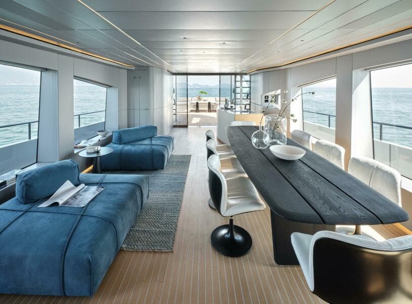 Main Salon Looking Aft