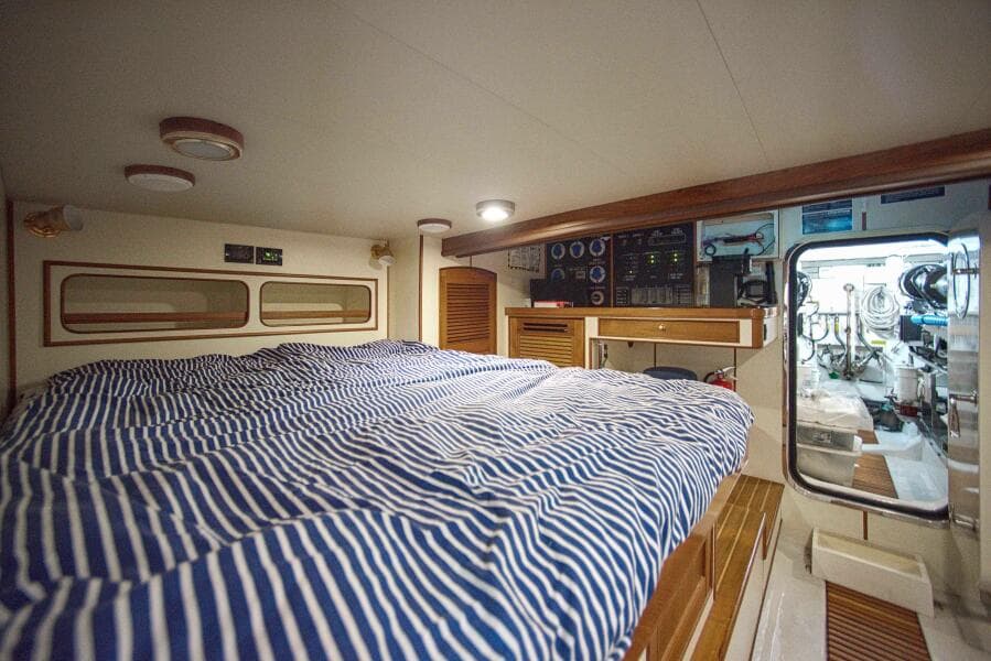 Crew Stateroom with Door to Engine Room