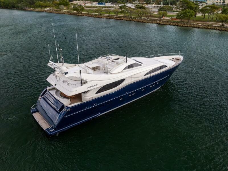 2001 Ferretti 94 Raised Pilothouse - Dreamchaser - Profile
