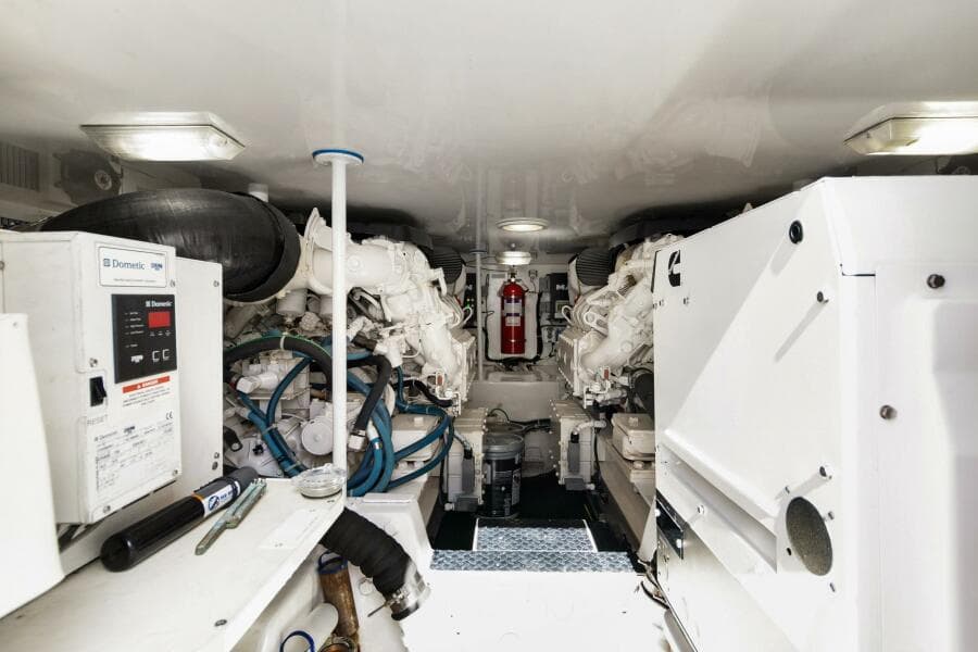 Engine Room Facing Forward From Entrance
