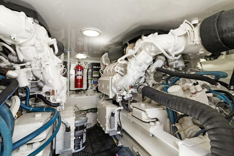 Engine Room Facing Starboard From Entrance