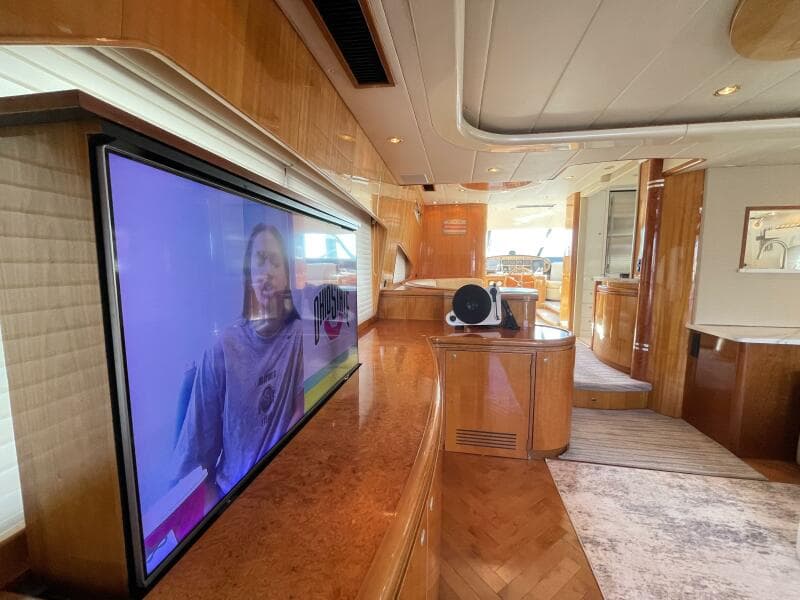 Retractable TV