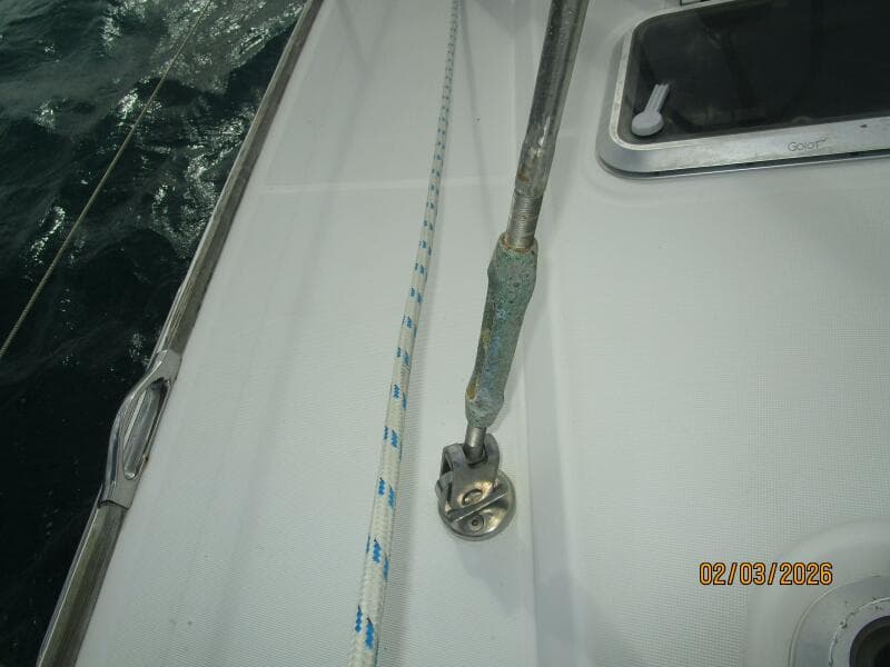 54' Jeanneau standing rigging1