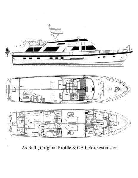 1986 Burger Flush Deck with Flybridge
